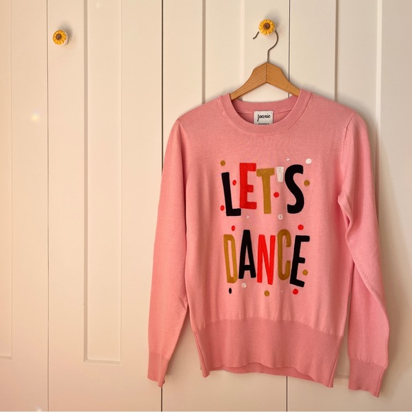Modcloth Sweaters - NWOT Joanie Clothing Size Small Pink “Let’s Dance” Sweater